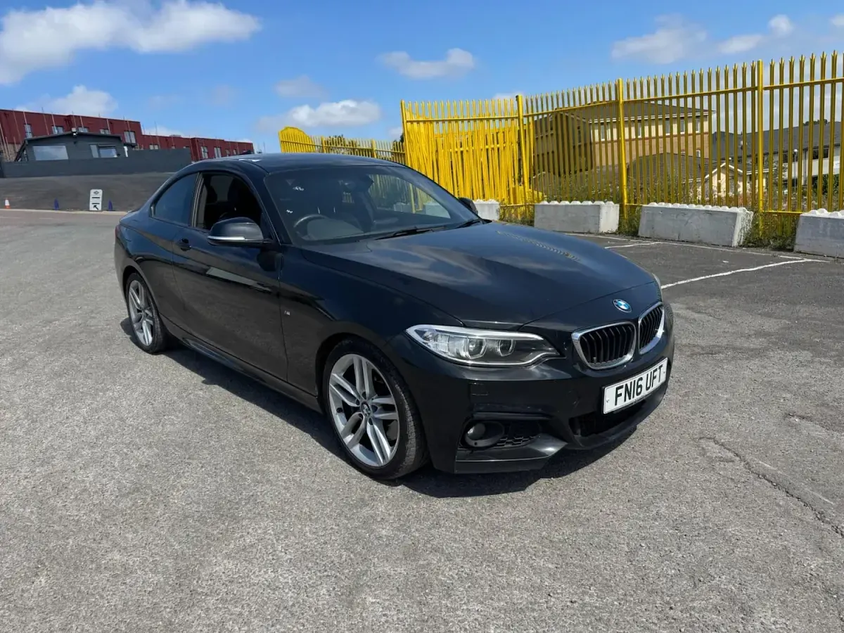 Used BMW 218 M Sport 150 HP (110 kW) 2016 Black Coupe