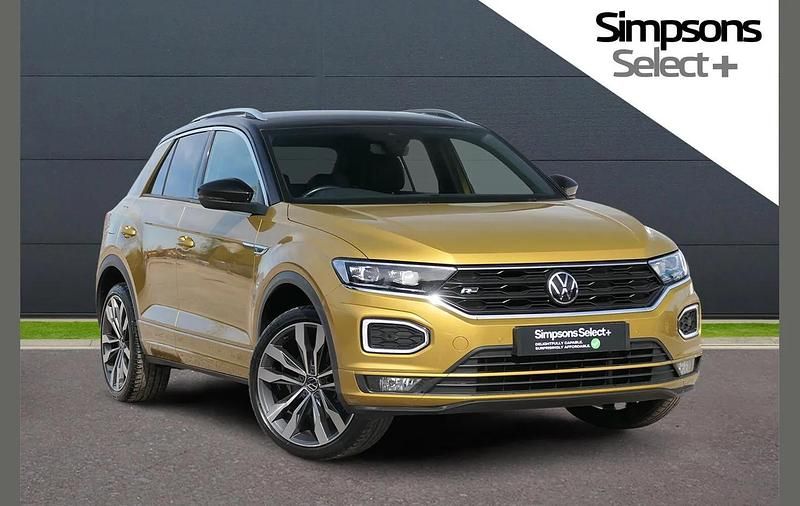 Used VW T-Roc R-line 150 HP (110 kW) 2022 Yellow SUV