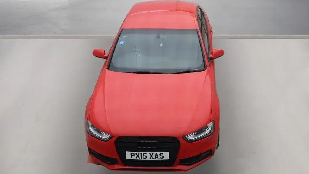 Used Audi A4 Black Edition 177 HP (130 kW) 2015 Red Sedan