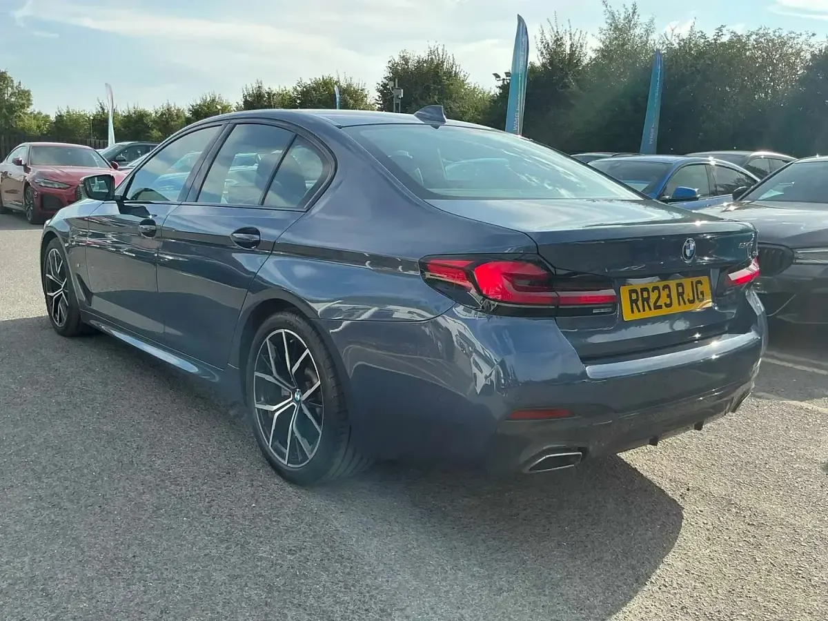 Used BMW 520 M Sport 2023 Blue Sedan