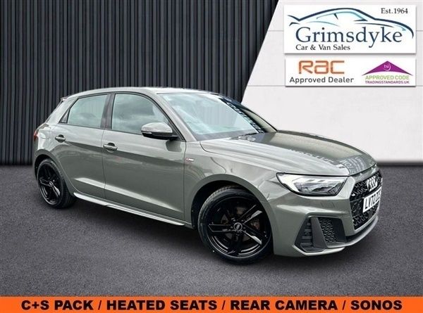 Grey Used 2022 Audi A1 Sportback S-Line Hatchback | £19,950 (Fair price) - Image 1/3