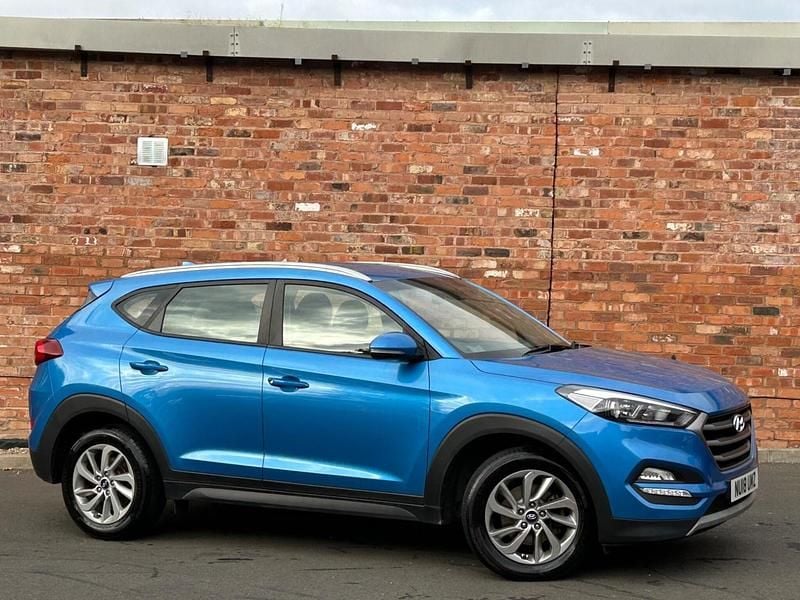 Blue Used 2018 Hyundai Tucson SE SUV | £8,495 (Fair price) - Image 1/4