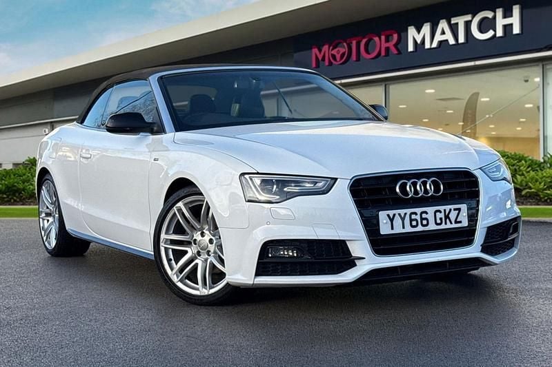 White Used 2016 Audi A5 Cabriolet S-Line Cabriolet | £10,490 (Fair price) - Image 1/4