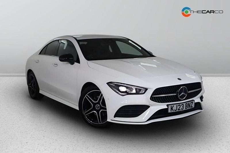 Used Mercedes CLA180 AMG line 2023 White Sedan