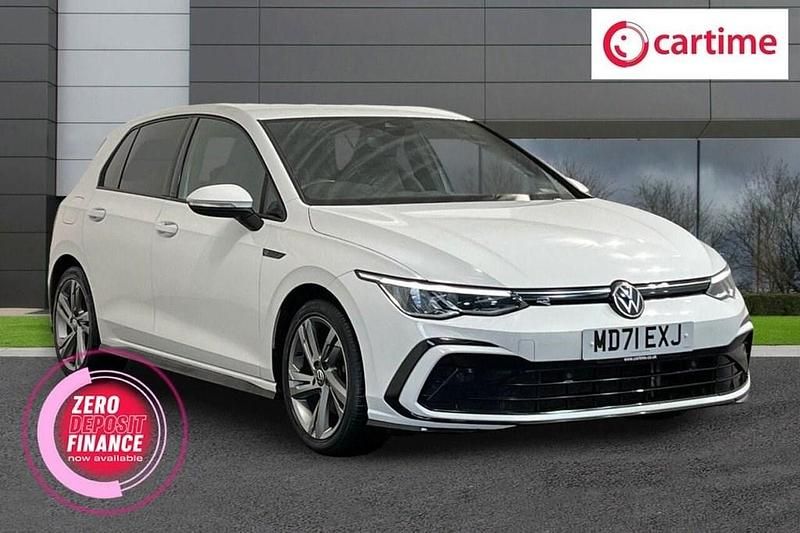Used VW Golf VIII R-line 150 HP (110 kW) 2022 White Hatchback