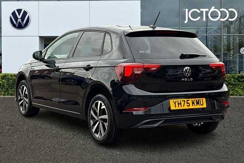 Used VW Polo Match 95 HP (69 kW) 2025 Black Hatchback