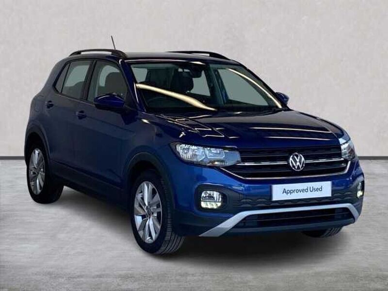 Blue Used 2022 VW T-Cross SE SUV | £12,299 - Image 1/4