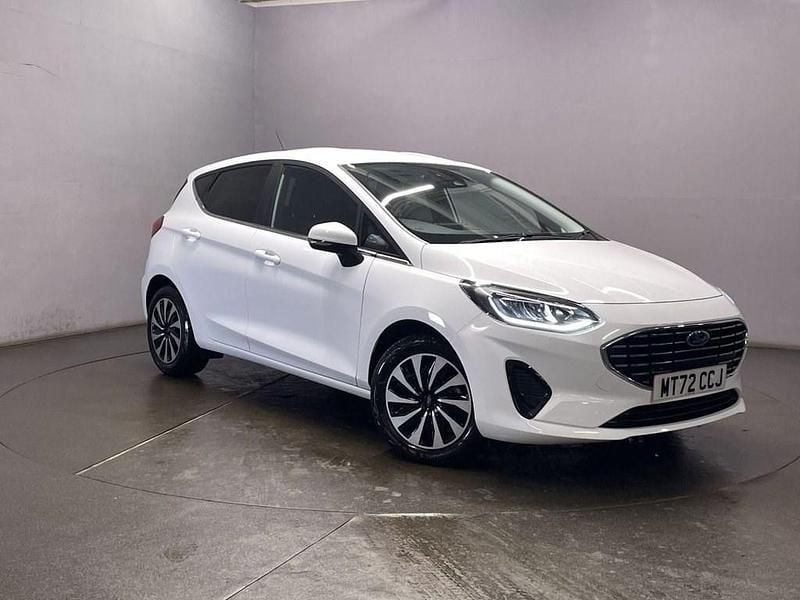 White Used 2022 Ford Fiesta Titanium Hatchback | £11,999 (Good price) - Image 1/4