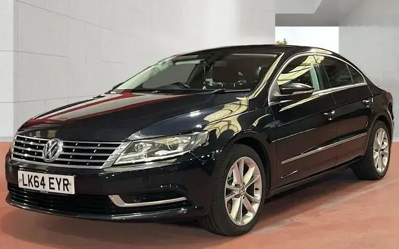 Used VW CC 140 HP (102 kW) 2014 Black Sedan