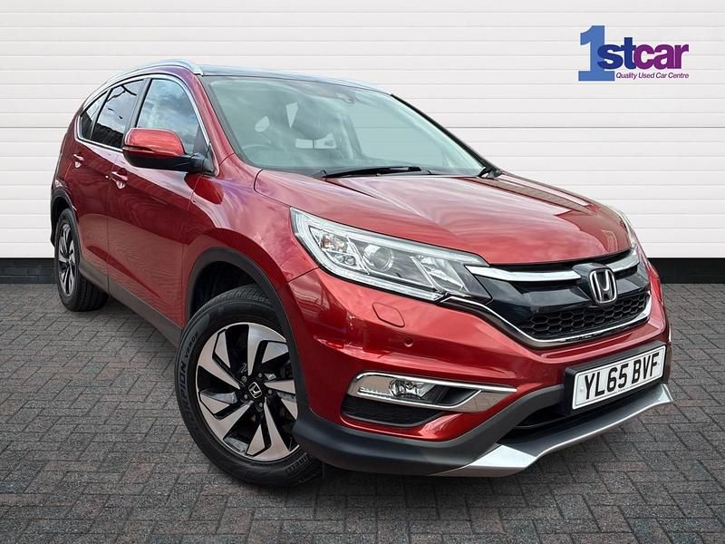 Red Used 2015 Honda CR-V EX SUV | £8,989 (Fair price) - Image 1/4