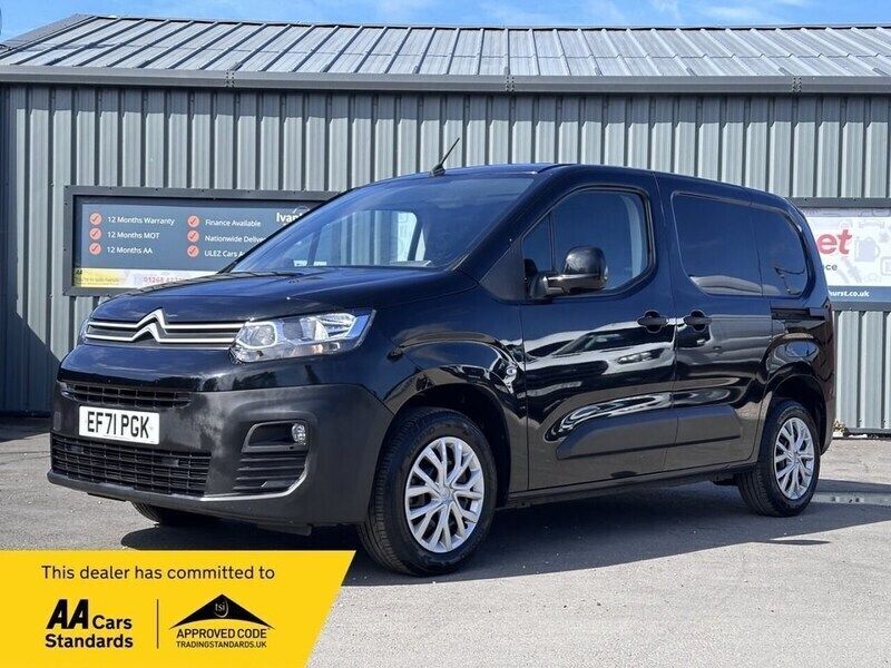 Black Used 2022 Citroën Berlingo MPV | £8,950 (Fair price) - Image 1/4