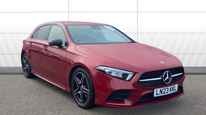 Used Mercedes A180 Executive 136 HP (100 kW) 2023 Red Hatchback