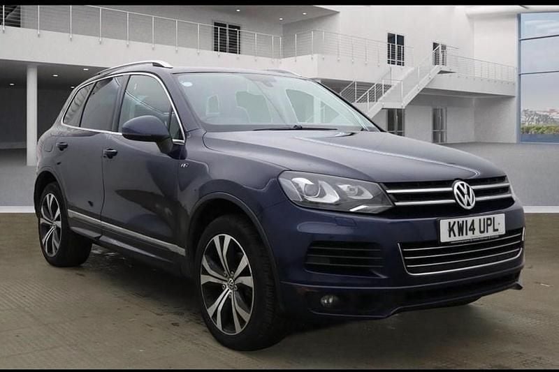 Blue Used 2014 VW Touareg R-line SUV | £11,999 (Fair price) - Image 1/1