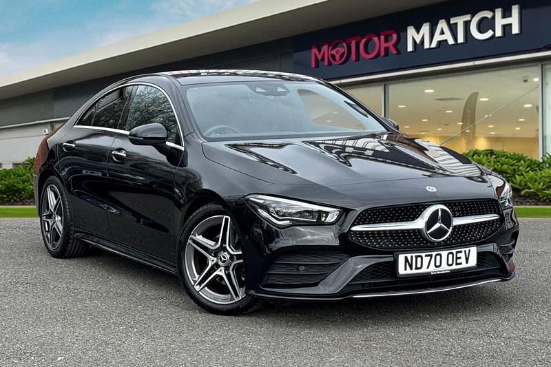 Used Mercedes CLA180 AMG line 2020 Black Sedan