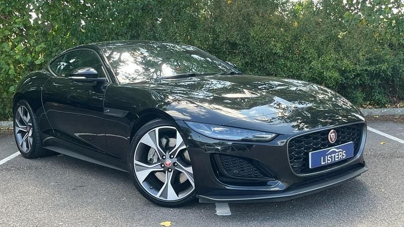 Metallic santorini black Used 2020 Jaguar F-Type First Edition Coupe | £33,291 (Fair price) - Image 1/4