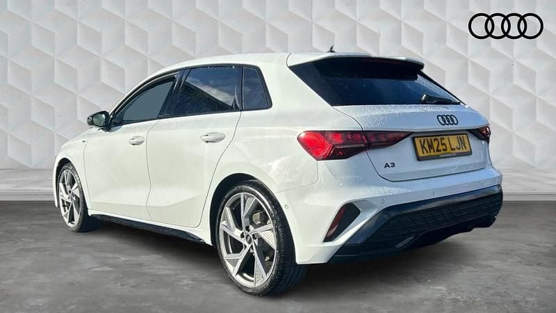 Used Audi A3 Sportback Black Edition 2025 Glacier white Hatchback