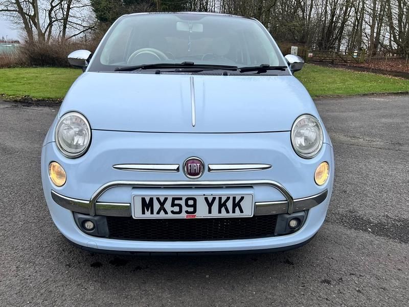 Usado Fiat 500 Lounge 69 HP (50 kW) 2009 Azul Cabrios
