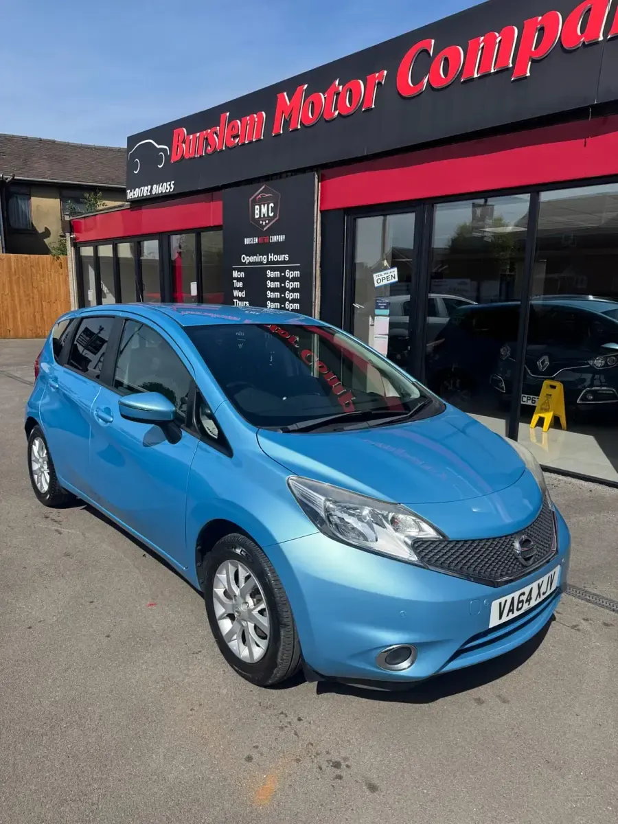 Used Nissan Note Acenta Premium 80 HP (58 kW) 2015 Blue Hatchback