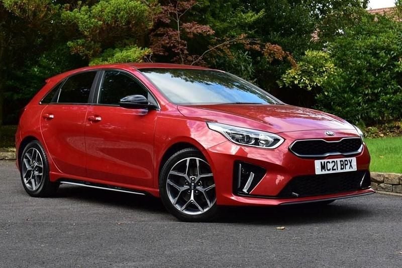 Used Kia Ceed GT-Line 158 HP (116 kW) 2021 Red Hatchback