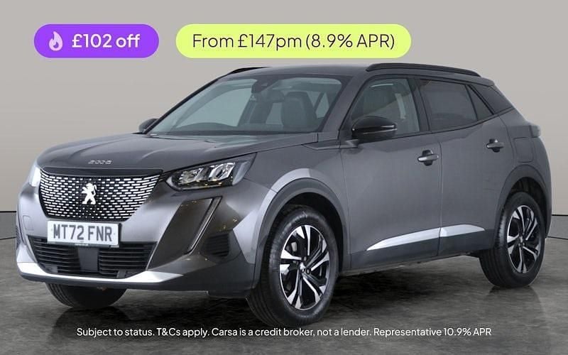 Grey Used 2022 Peugeot 2008 Allure+ SUV | £11,506 (Good price) - Image 1/4