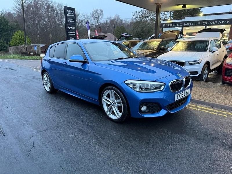 Used BMW 116 M Sport 116 HP (85 kW) 2016 Blue Hatchback