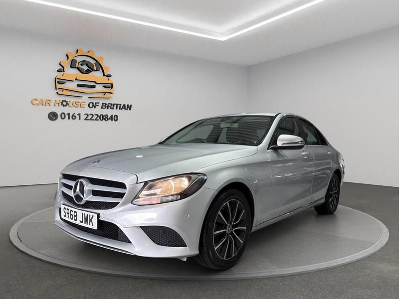 Begagnad Mercedes C220 SE 194 HK (142 kW) 2018 Silver Sedan