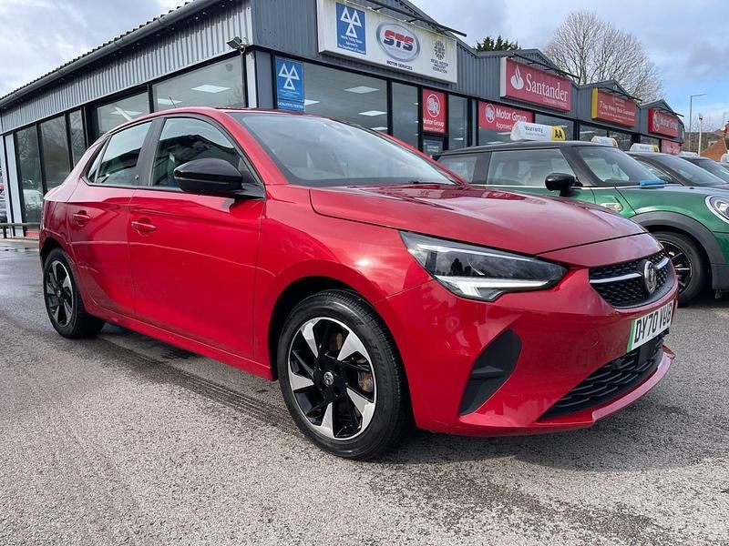 Used Vauxhall Corsa-e 100 kW (136 HP) 2021 Red Hatchback