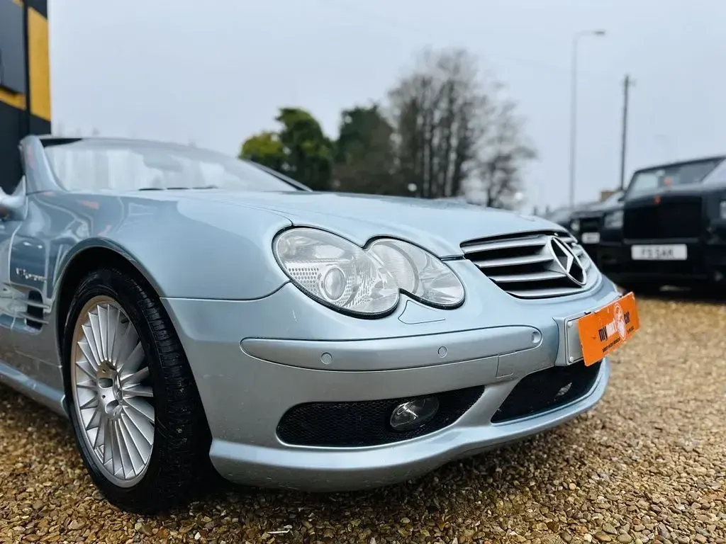 Used Mercedes SL55 AMG AMG 2003 Silver Cabriolet