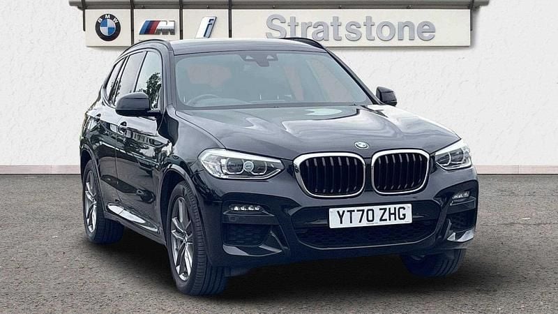 Black Used 2020 BMW X3 M Sport SUV | £23,499 (Fair price) - Image 1/3