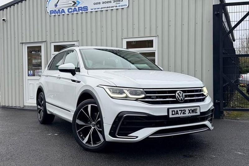 Used VW Tiguan R-line 150 HP (110 kW) 2022 White SUV