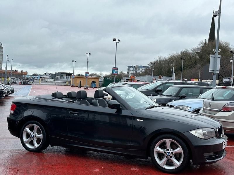 Used BMW 118 Cabriolet Sport Line 2010 Black Cabriolet