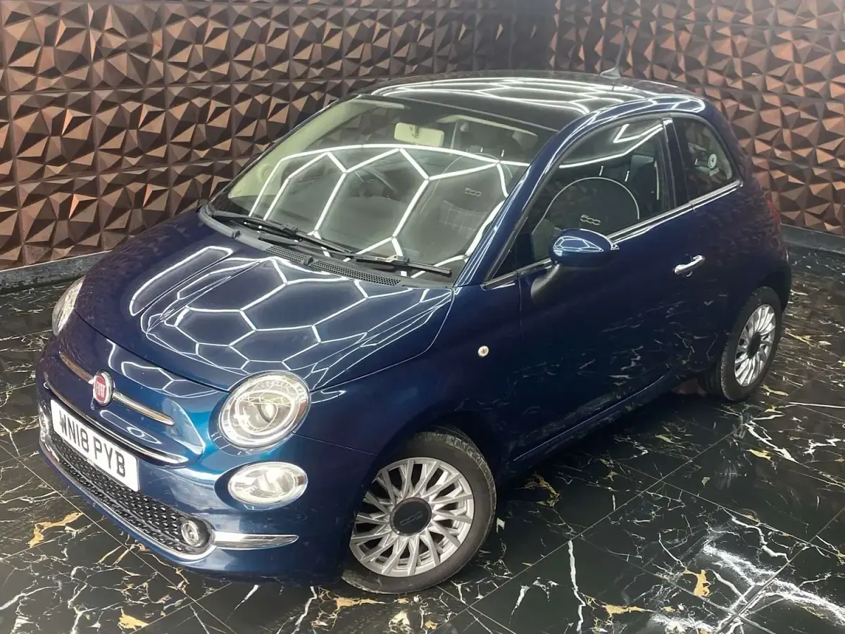 Used Fiat 500 Lounge 2018 Blue Hatchback