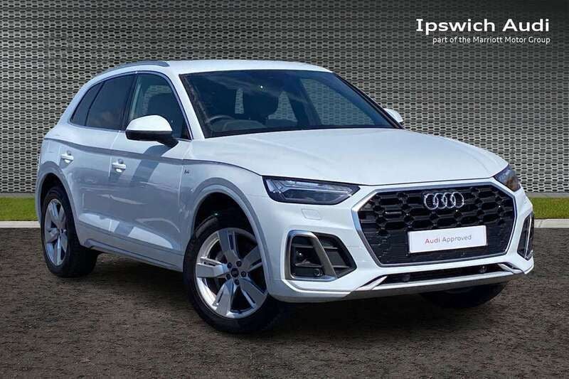 White Used 2022 Audi Q5 S-Line SUV | £30,992 (Good price) - Image 1/4
