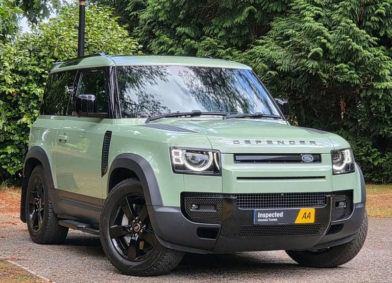Green Used 2023 Land Rover Defender 75th Limited Edition SUV | £57,450 (Good price) - Image 1/4