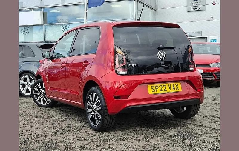 Used VW up! Black Edition 65 HP (47 kW) 2022 Red Hatchback
