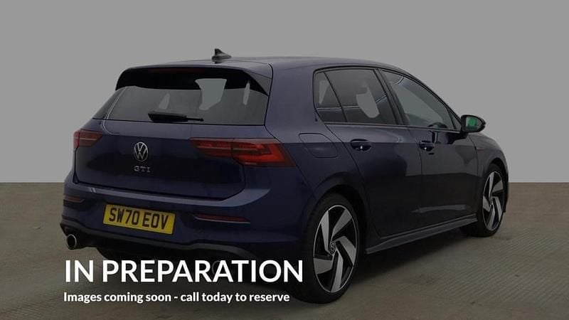 Used VW Golf VII GTI 2020 Blue Hatchback