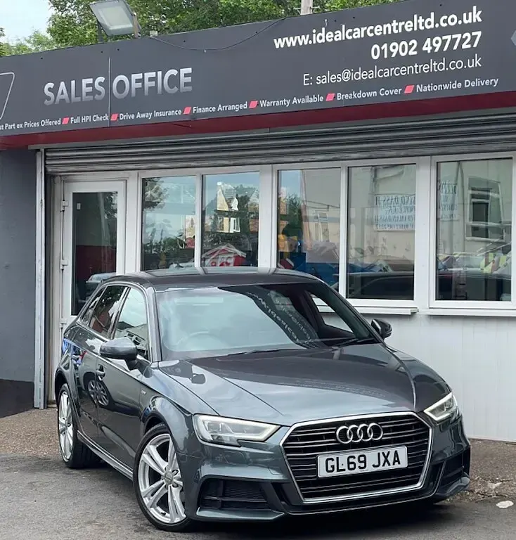 Used Audi A3 Sportback S-Line 150 HP (110 kW) 2019 Grey Hatchback