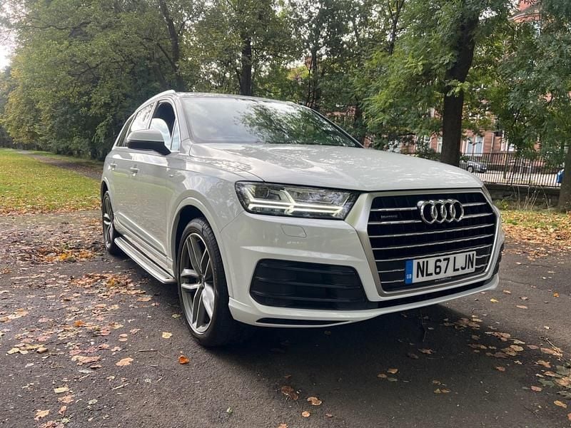 White Used 2017 Audi Q7 S-Line SUV | £19,200 (Expensive) - Image 1/4