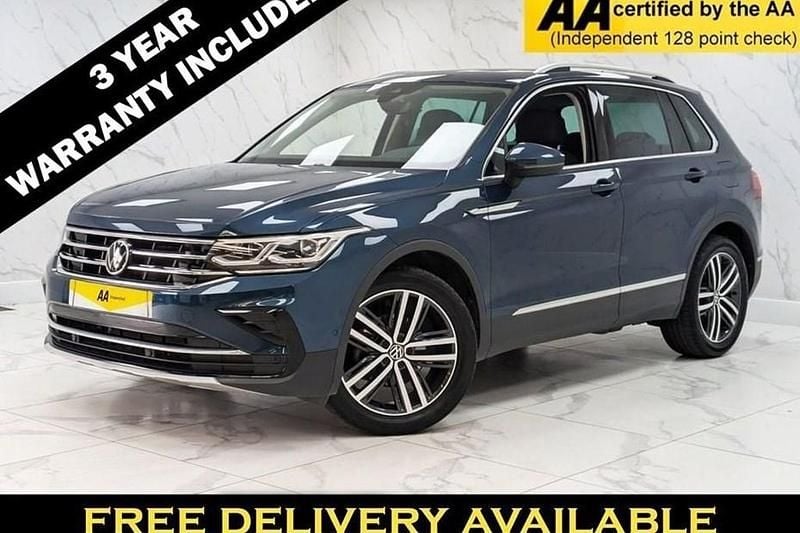 Blue Used 2020 VW Tiguan Elegance SUV | £22,545 (Fair price) - Image 1/1
