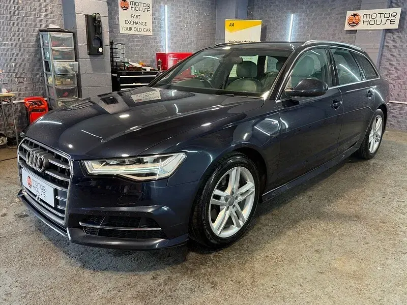 Used Audi A6 S-Line 190 HP (139 kW) 2018 Blue Estate