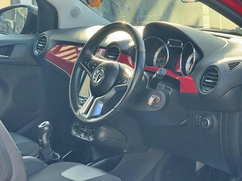 Used Vauxhall Adam S 70 HP (51 kW) 2017 Red Hatchback