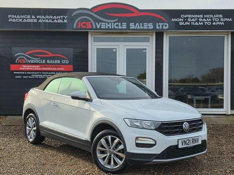 Used VW T-Roc Cabriolet Design 2021 White Cabriolet