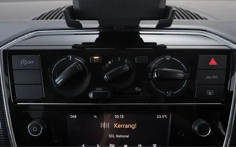 Used VW up! Black Edition 65 HP (47 kW) 2023 Red Hatchback