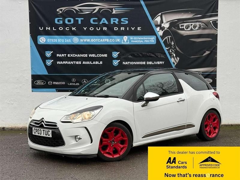 Begagnad Citroën DS3 155 HK (114 kW) 2013 Vit Halvkombi
