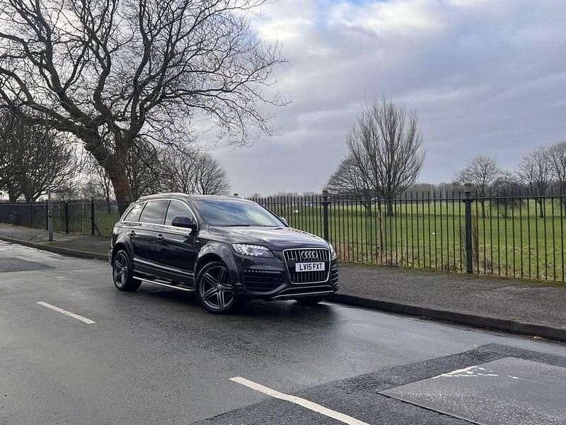 Used Audi Q7 S-Line 245 HP (180 kW) 2015 Grey SUV