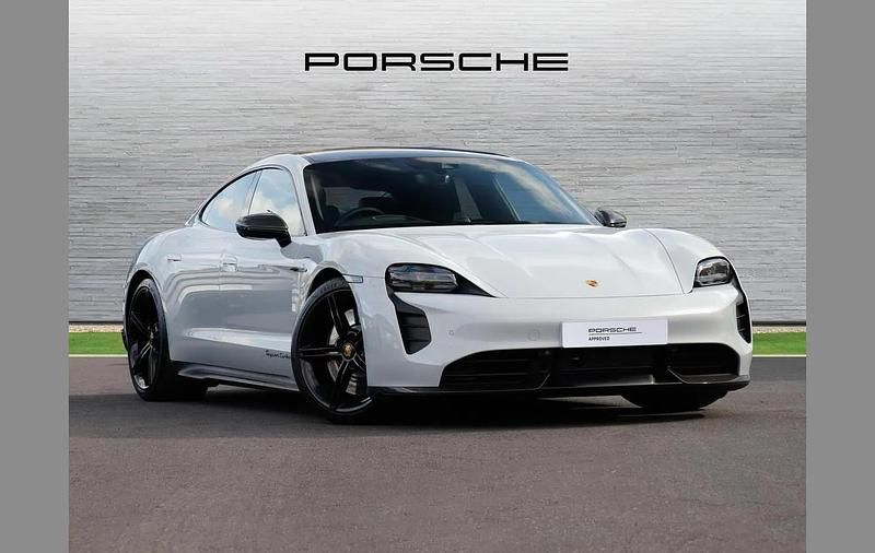 Grey Used 2024 Porsche Taycan Sedan | £81,490 (Expensive) - Image 1/4
