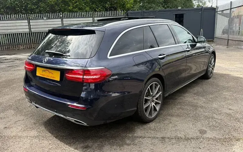 Used Mercedes E400 AMG line 340 HP (250 kW) 2019 Blue Estate