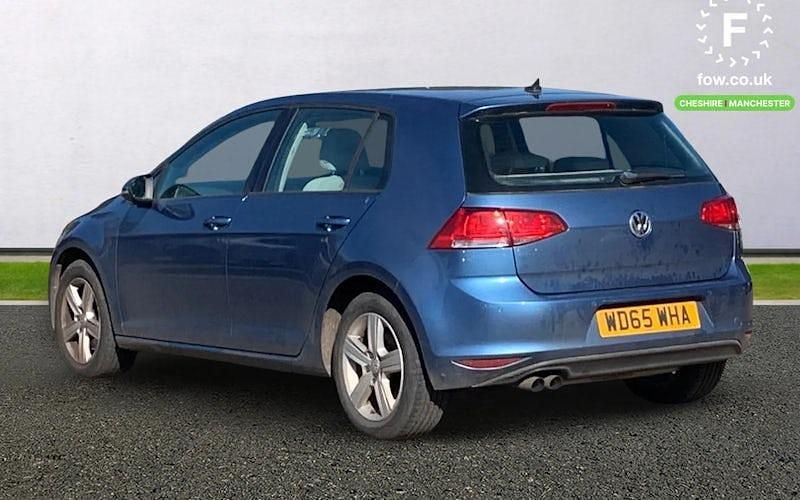 Used VW Golf VII Edition 125 HP (91 kW) 2016 Blue Hatchback