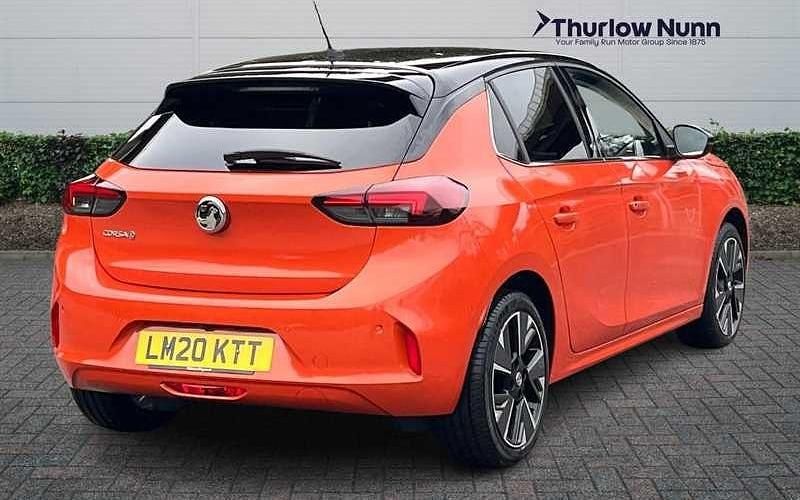 Used Vauxhall Corsa-e Elite 100 kW (136 HP) 2020 Orange Hatchback