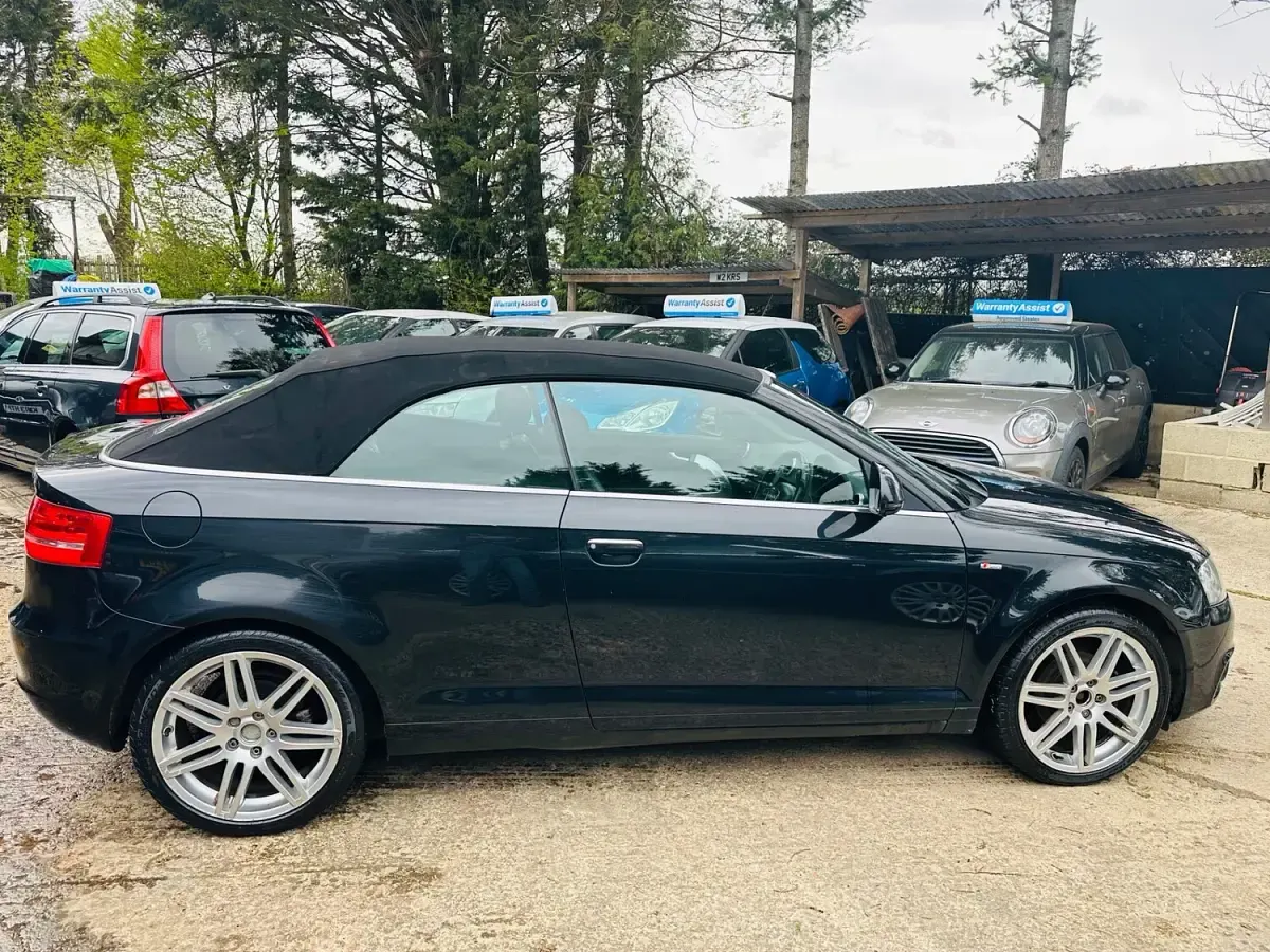 Used Audi A3 Cabriolet S-Line 2010 Black Cabriolet
